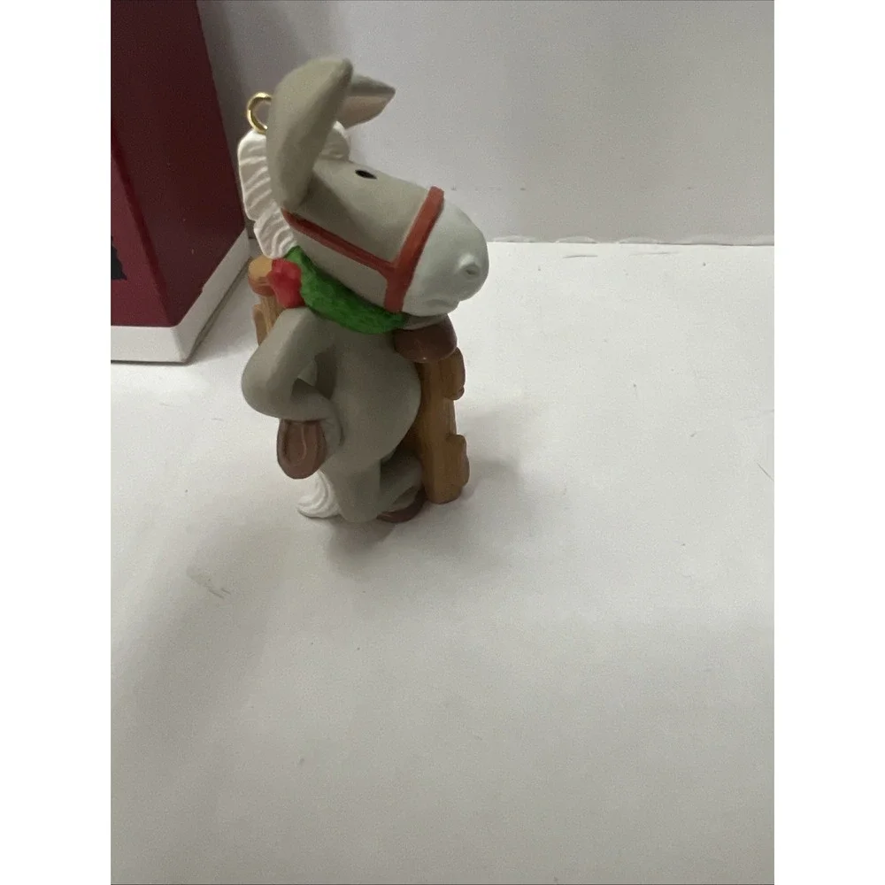 Clearance- Vintage Hallmark Keepsake Ornament Muletide Greetings 1995